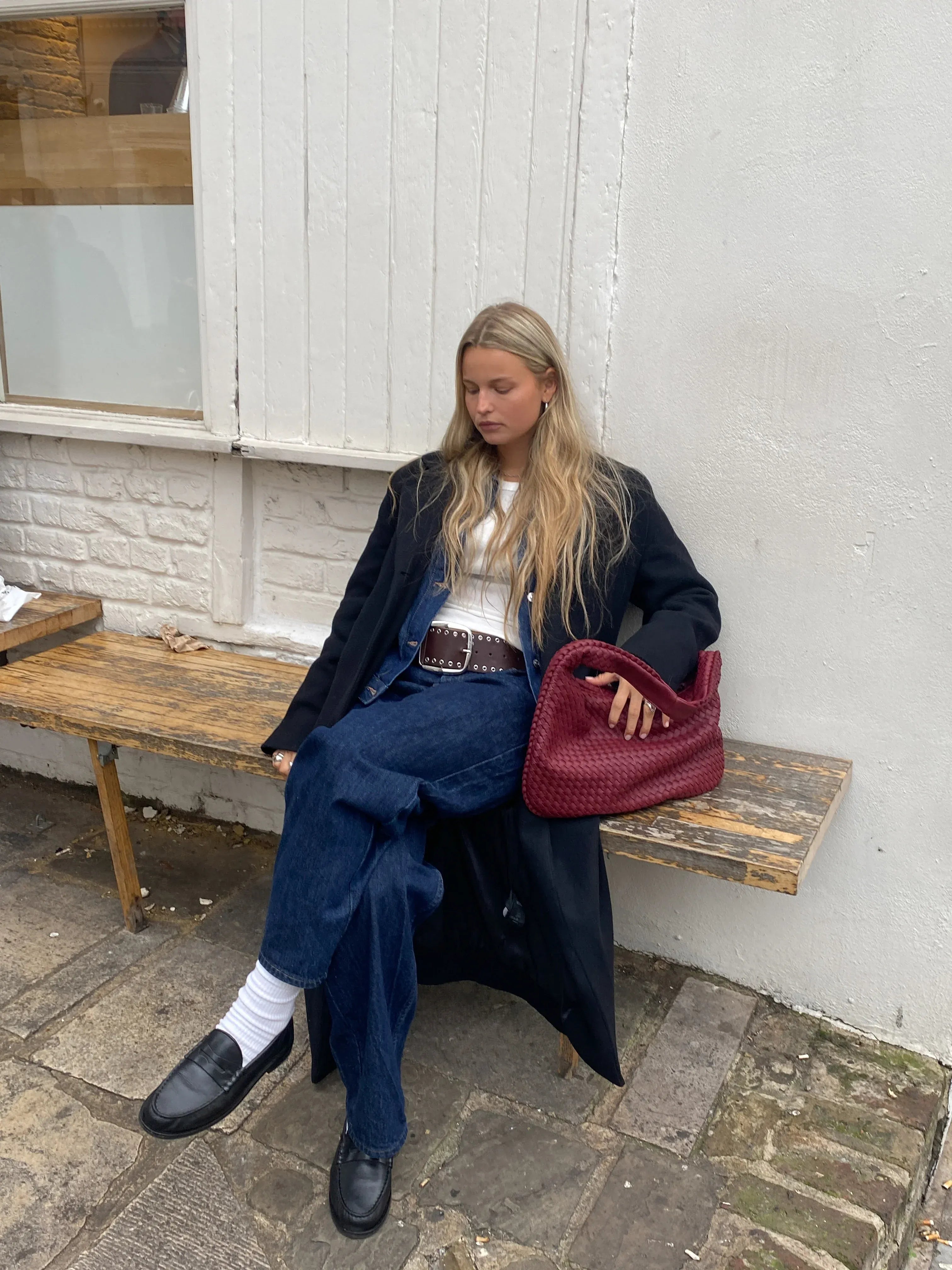 Sernelle mini bag styled for evening